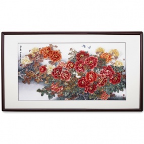 廣繡《皇者》195x111cm